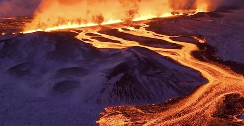 冰島火山噴發