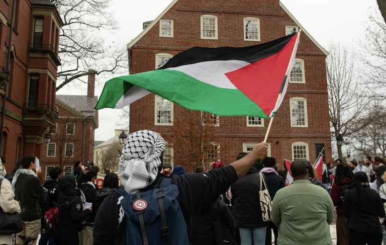 呼籲校方撤資以色列 哈佛大學親巴勒斯坦學生只絕食12小時