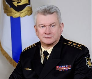 已卸任的俄羅斯海軍總司令 Admiral Nikolai Yevmenov
