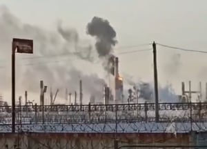 烏克蘭無人機襲俄煉油廠