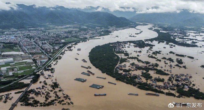 廣東暴雨已知4死10失蹤 全省11萬人撤離