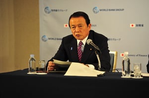 日本前首相、執政黨自民黨副總裁麻生太郎