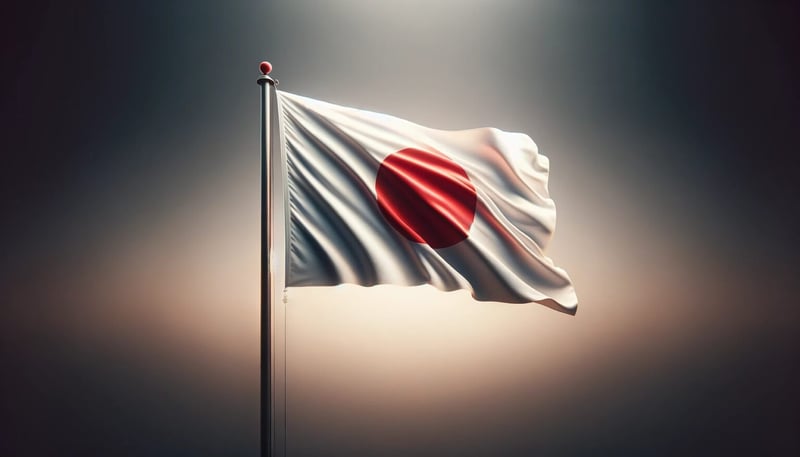 Japanese flag 日本國旗
