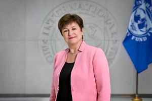 國際貨幣基金總裁喬治艾娃（Kristalina Georgieva）