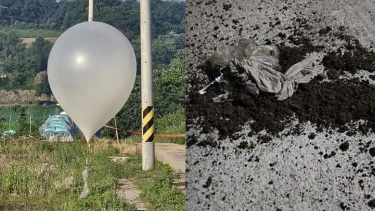 北韓「糞便氣球」漂向南方 南韓深夜發「空襲警報」