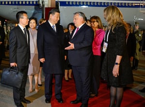 中國國家主席習近平、匈牙利總理奧班（Viktor Orban）