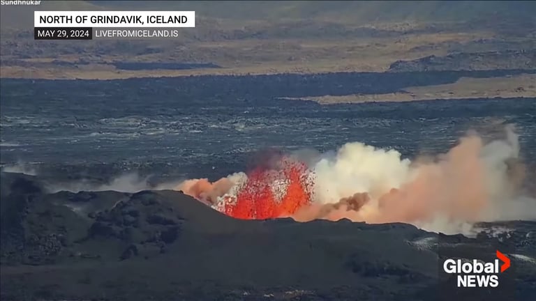 冰島火山半年來第5度爆發 著名景點藍湖溫泉緊急疏散