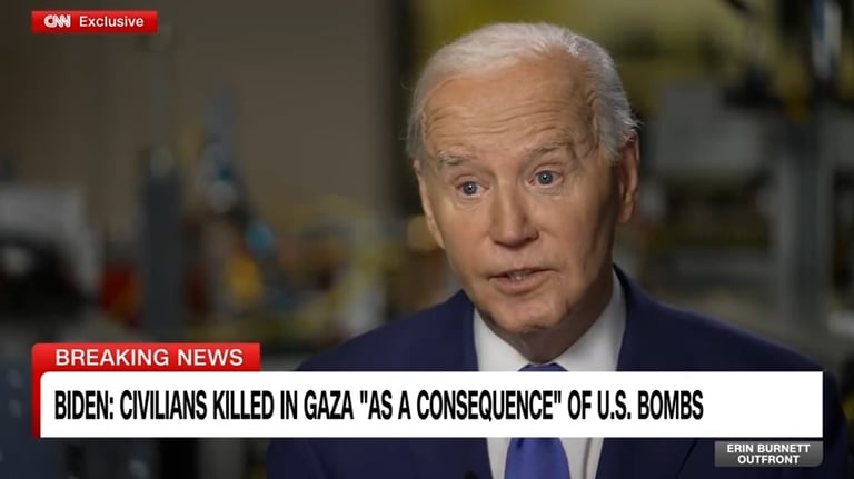 Biden warns for the first time: Israel will stop supplying some weapons if it invades Rafah