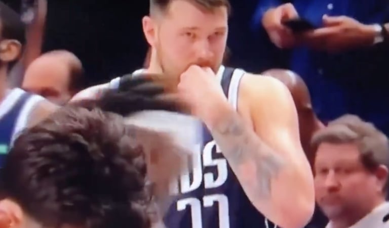 NBA／抓到！Luka Doncic 輸球後被拍到疑似「吃鼻屎」