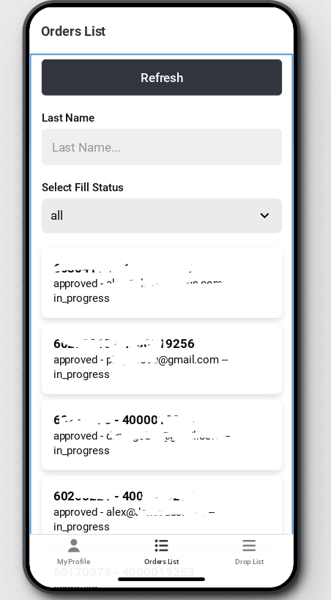 Screen Shot Mobile Retool and CommerceLayer Integration