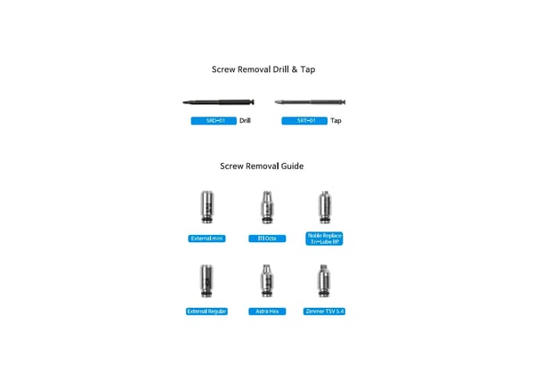 fractured screw guides