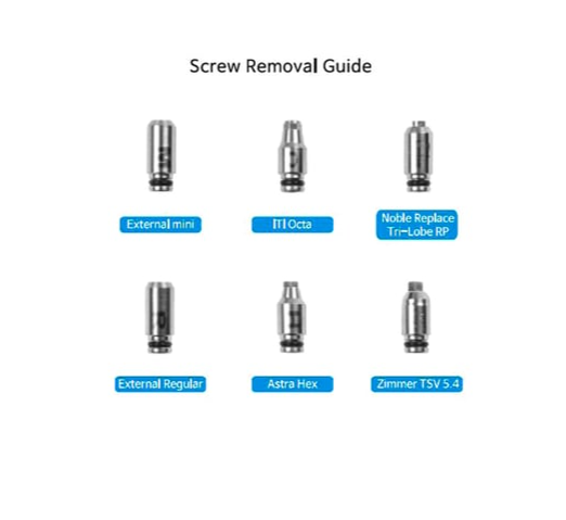 Screw Remover Guide for MCT Removal Kit