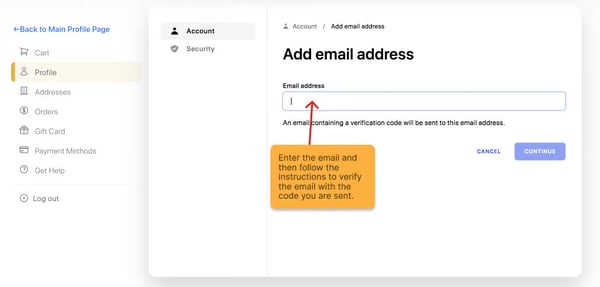 add-email and verify