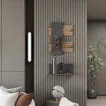 Mensole da parete Belita, noce e antracite