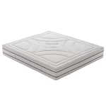 Materasso LOIRA BORDATO, 800 Molle indipendenti Memory e Water Foam