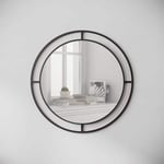 Specchio Bubble con doppia cornice in metallo oro o nero 10