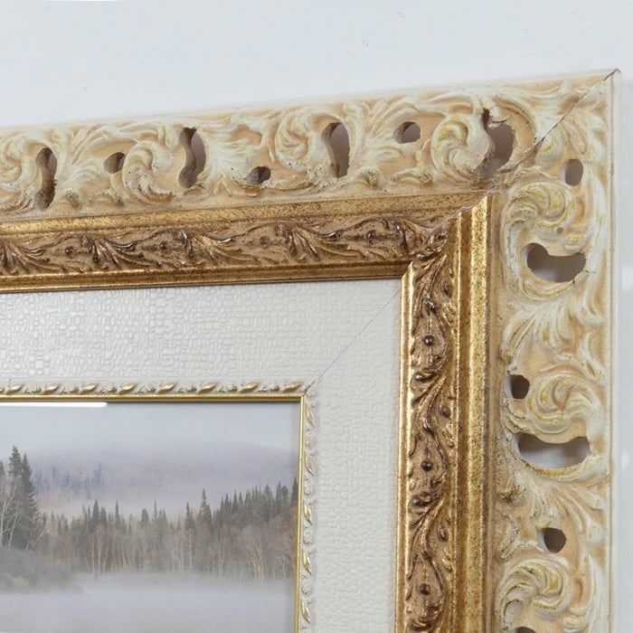 Quadro "Winter" con cornice traforata 3