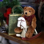 Cavallo a dondolo, decoro natalizio