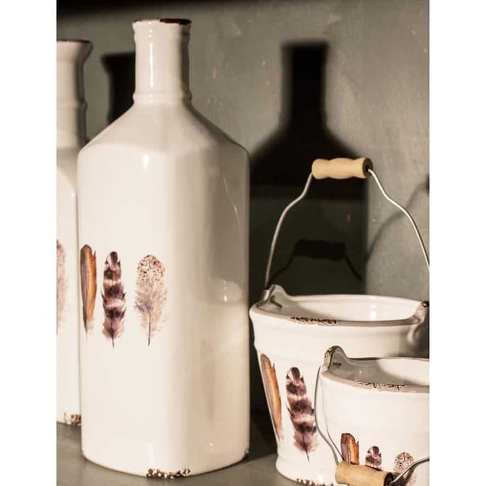 Vaso Huritt in ceramica decorata, Bizzotto 2