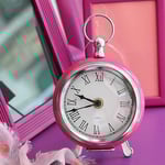 Orologio da tavolo in metallo Lorenzon "Pink Timetable"