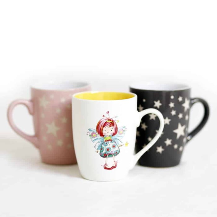Tazza mug “Fatina” in ceramica - immagine 1