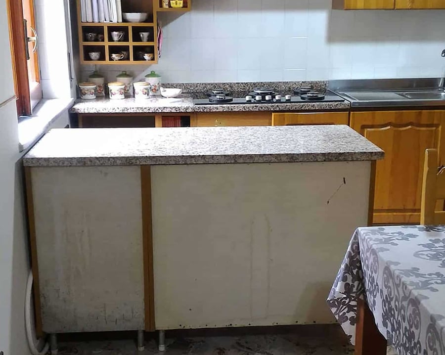 Lavori di restyling, cucina anni ’80 4