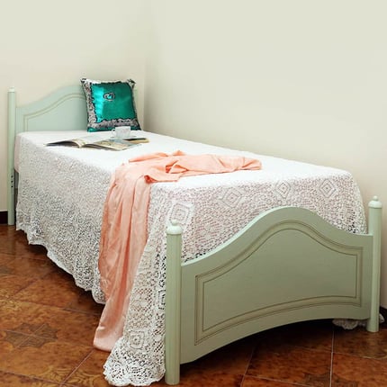 Letto matrimoniale imbottito in soft touch "Darwin", Target Point 14