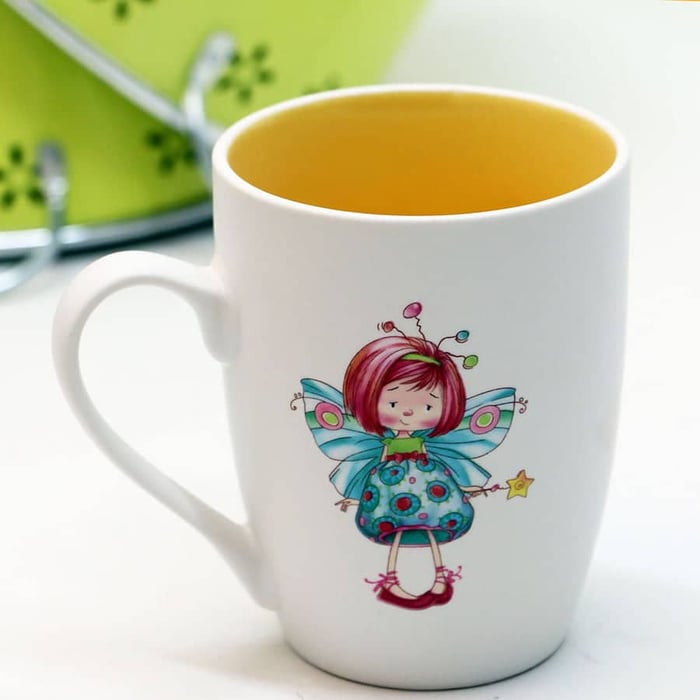 Tazza mug “Fatina” in ceramica - immagine 4