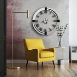 Orologio da parete Kairos in legno e vetro con specchio, Schuller