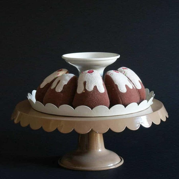 Alzata Alzatina Porta Torta in Metallo 30cm Vassoio Dolci Cupcake Muffin Rotonda | Leroy Merlin