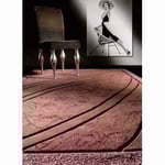 Tappeto in lana cuoio Renato Balestra, "Demi Violet"