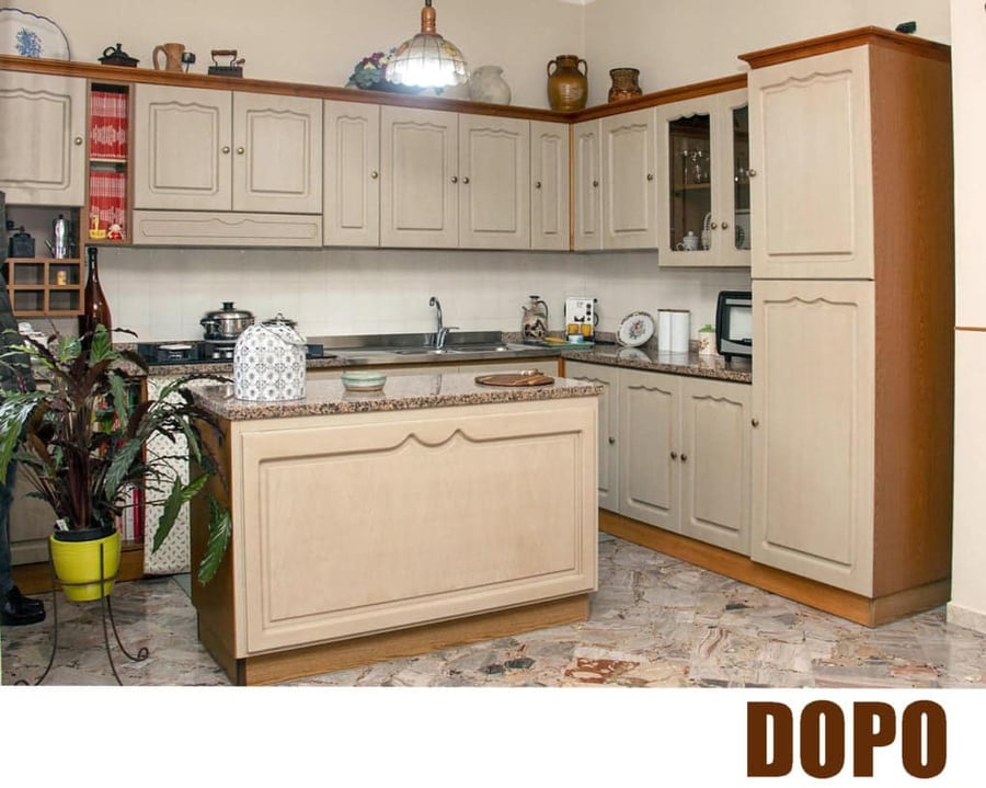 Lavori di restyling, cucina anni ’80 3