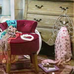 Pouff velluto porpora "Baby Chair"