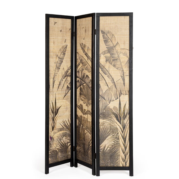 Paravento Nariko in Bamboo 3 ante, 120X180H Bizzotto 1