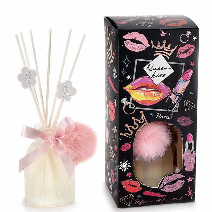 Profumatore per ambienti Make Up 120ml con stick e pompon - immagine 3