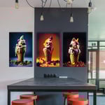 Set 3 tele Icecream, Palette Gelata