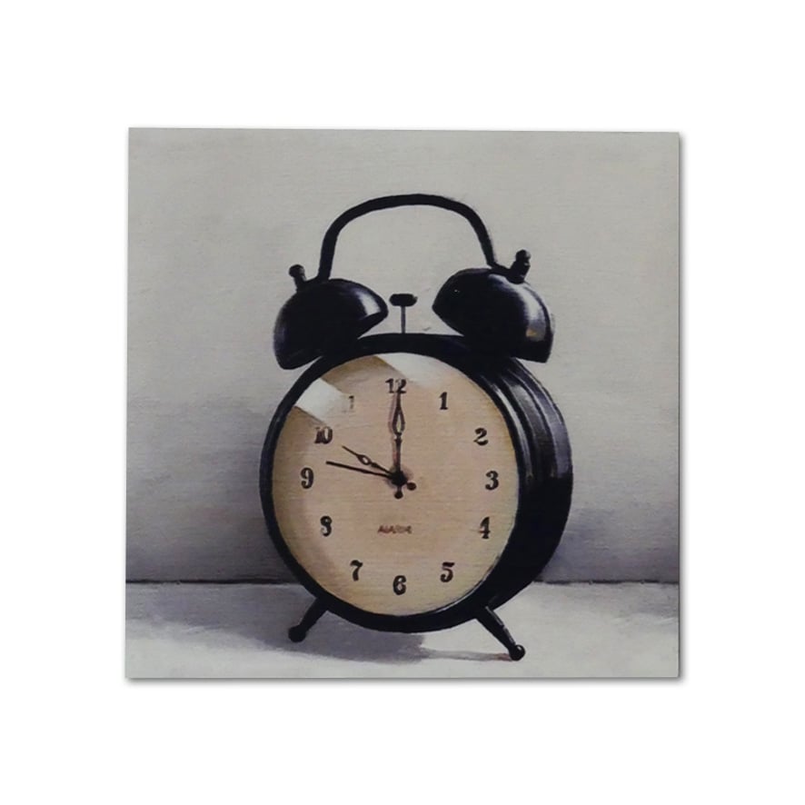 Set 2 quadri vintage, telefono e sveglia - immagine 3