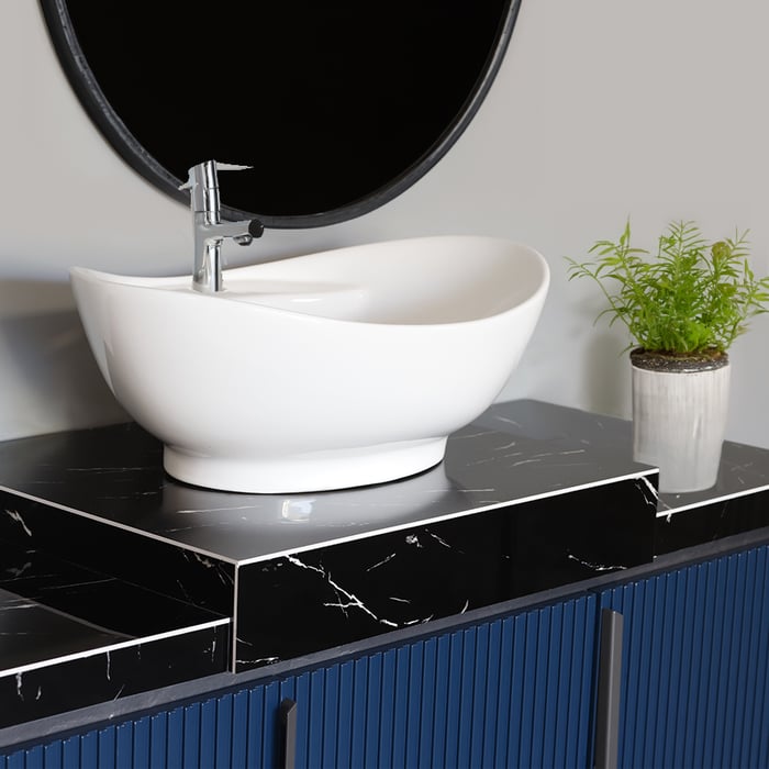 Mobile da bagno Ripples, con vasca da poggio - immagine 2