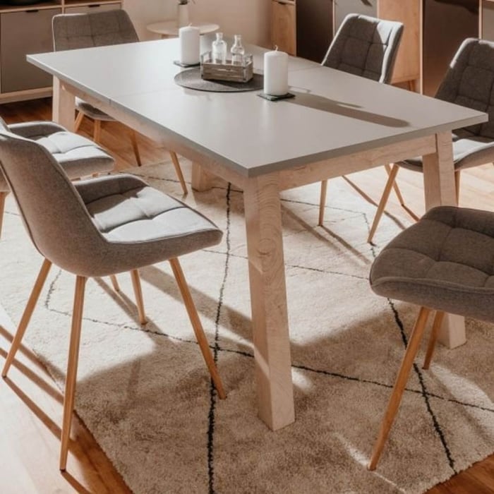 Tavolo allungabile Epik 50A 160x90, rovere grigio - immagine 2