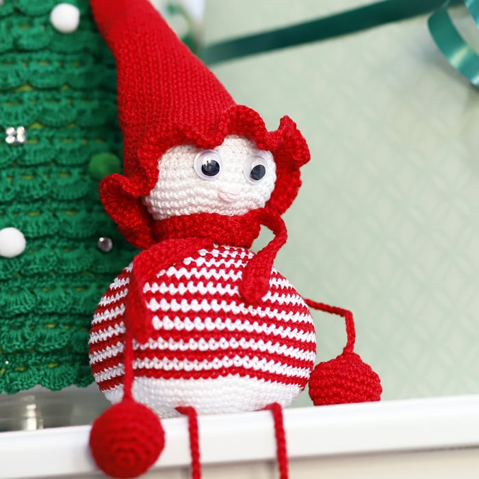Elfo Amigurumi "Dolce Natale" - immagine 2
