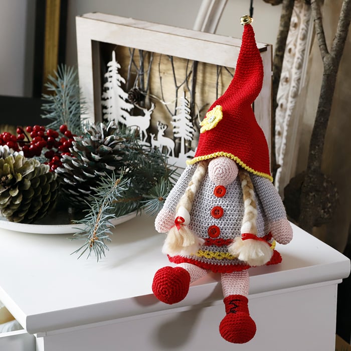 Gnomo Amigurumi "Dolce Inverno" - immagine 1