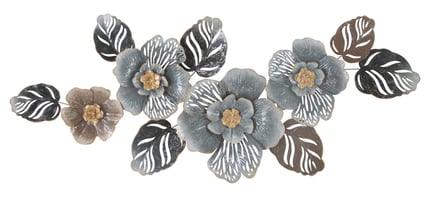 Pannello in ferro butterfly dark cm 66x5x38 3