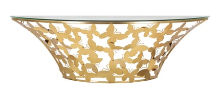 Consolle butterflies glass cm 100x35x80 4