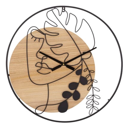 Orologio da muro super wood/leaf cm ? 60x2 3