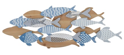 Pannello Da Muro Fish Sea Cm 91X3X33,5