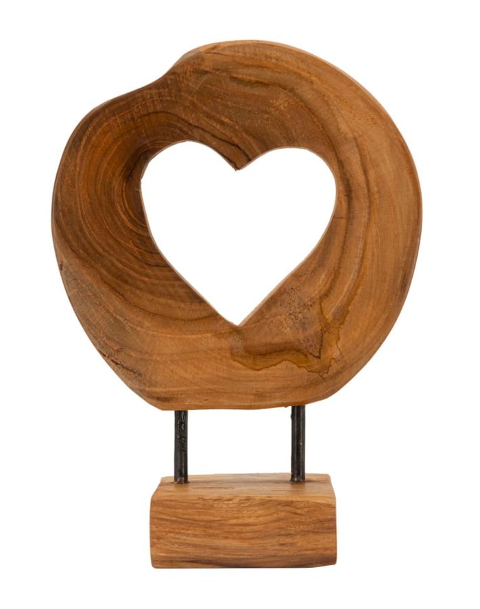 Scultura Hasi In Teak Ric. Cm 20X10X28 (Pezzi Unici - Non Rip. In Serie) - immagine 1