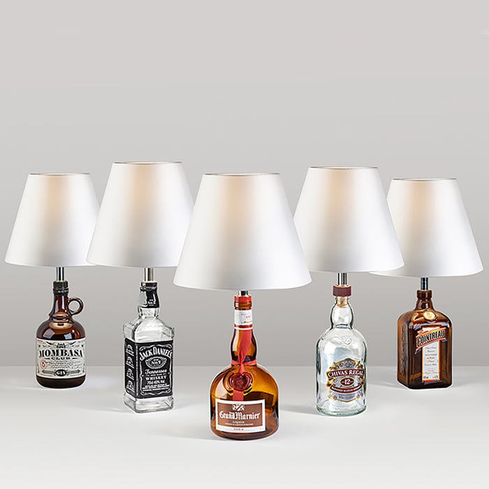 Kit paralume lampada da tavolo "Botella", Schuller - immagine 6