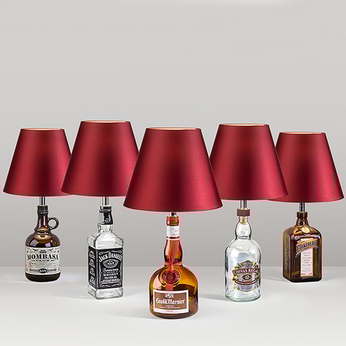 Kit paralume lampada da tavolo "Botella", Schuller - immagine 3