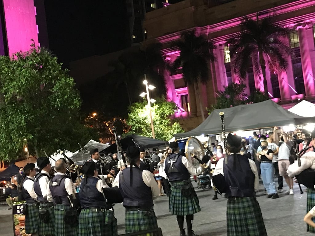 Bands in Parks: Pipers in the Square | pack snacks