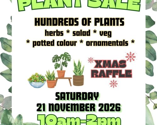 Trott Park Community Garden's Spring Plant Sale | pack snacks